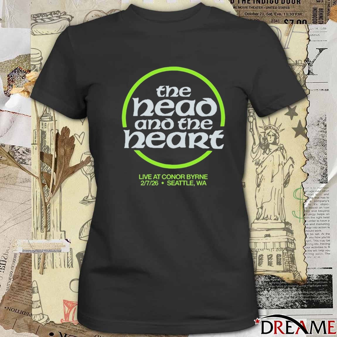 The Head And The Heart Live At Conor Byrne Seattle WA February 7 2026 t-shirt
