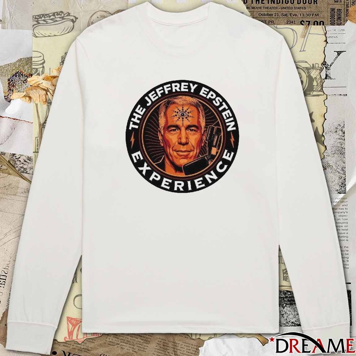 The Jeffrey Epstein Experience Logo Meme t-shirt