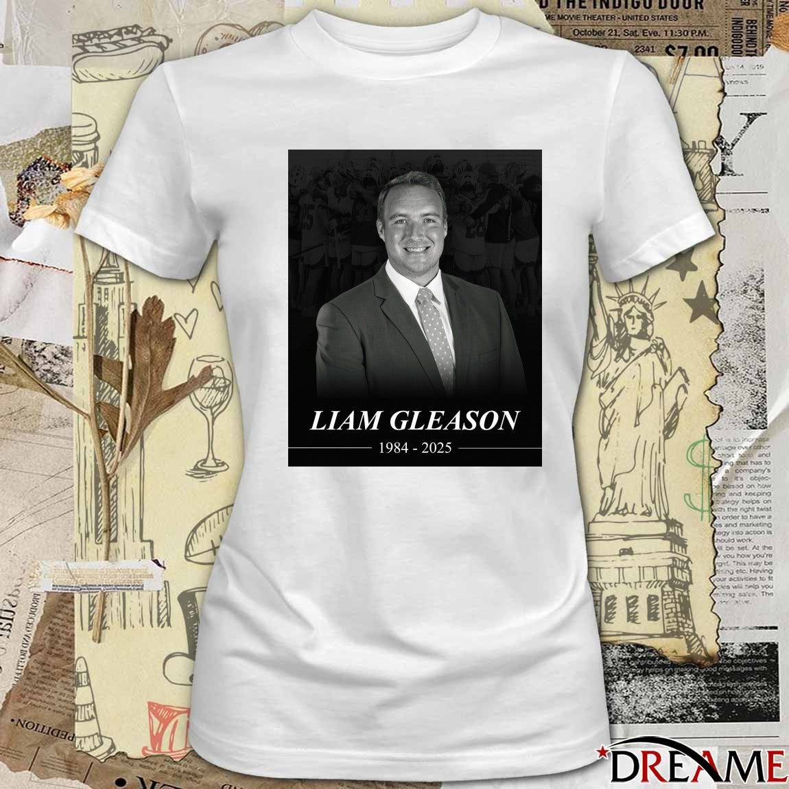 The Lacrosse Network Rest In Peace Liam Gleason 1984 – 2025 Poster t-shirt