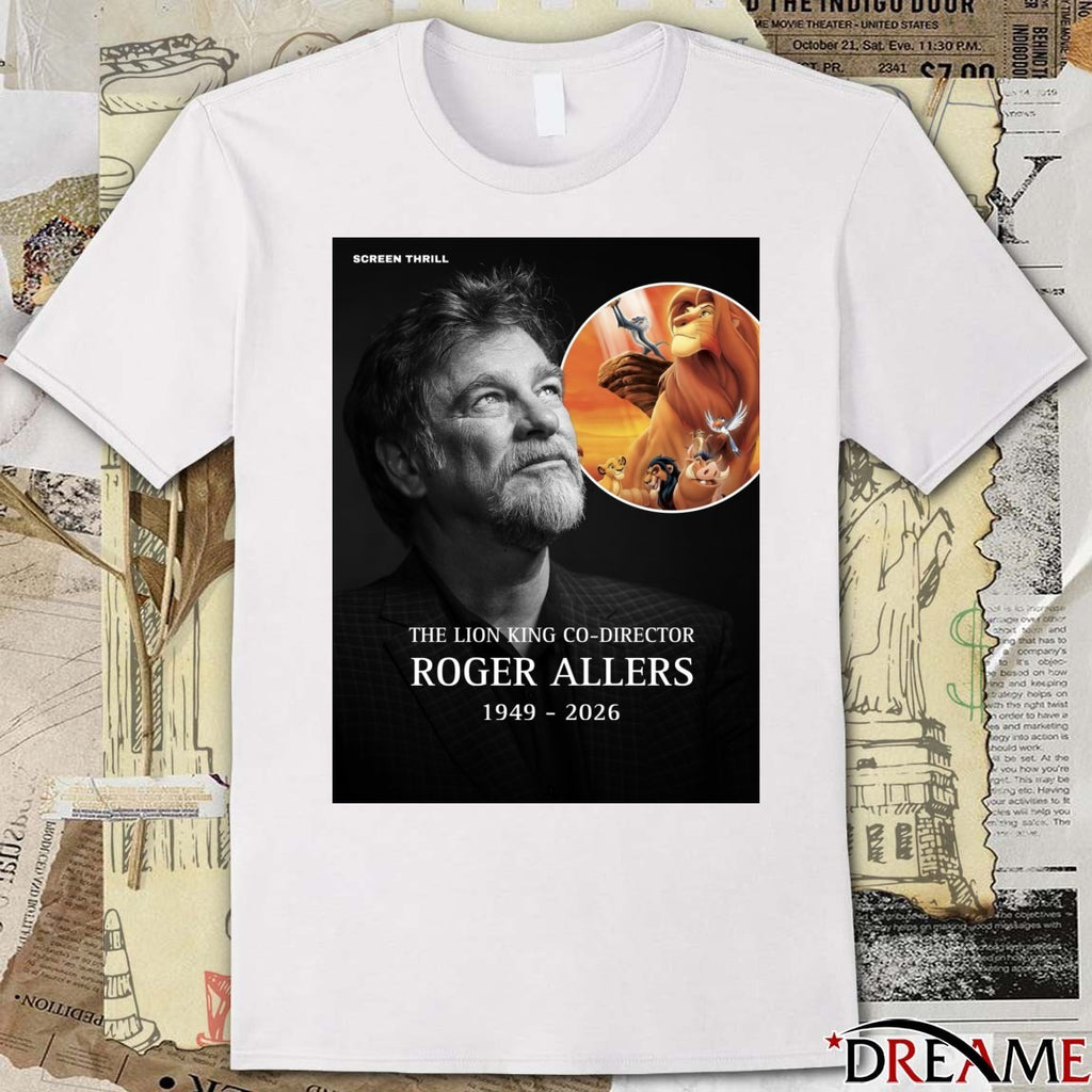 The Lion King Co-Director Roger Allers 1949 – 2026 Poster t-shirt