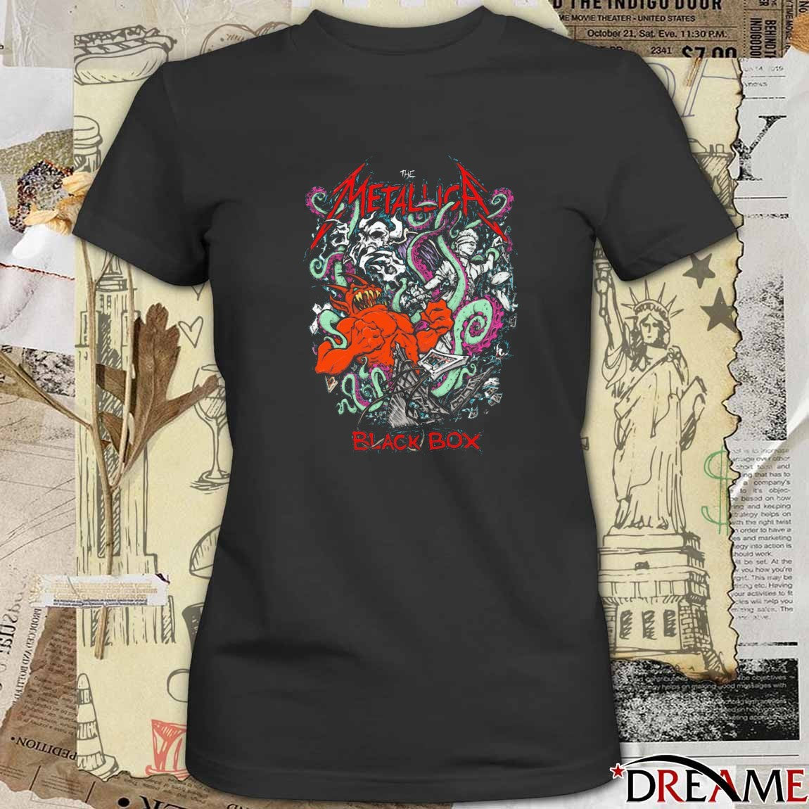 The Metallica Black Box Eruption 2025 Fanart t-shirt
