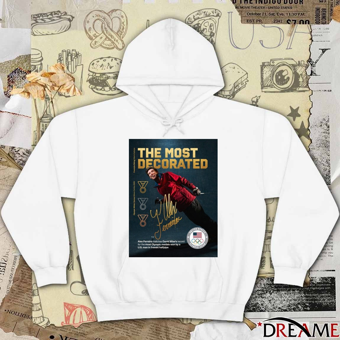 The Most Decorated Alex Ferreira Signature Milan Cortina 2026 Winter Olympics t-shirt