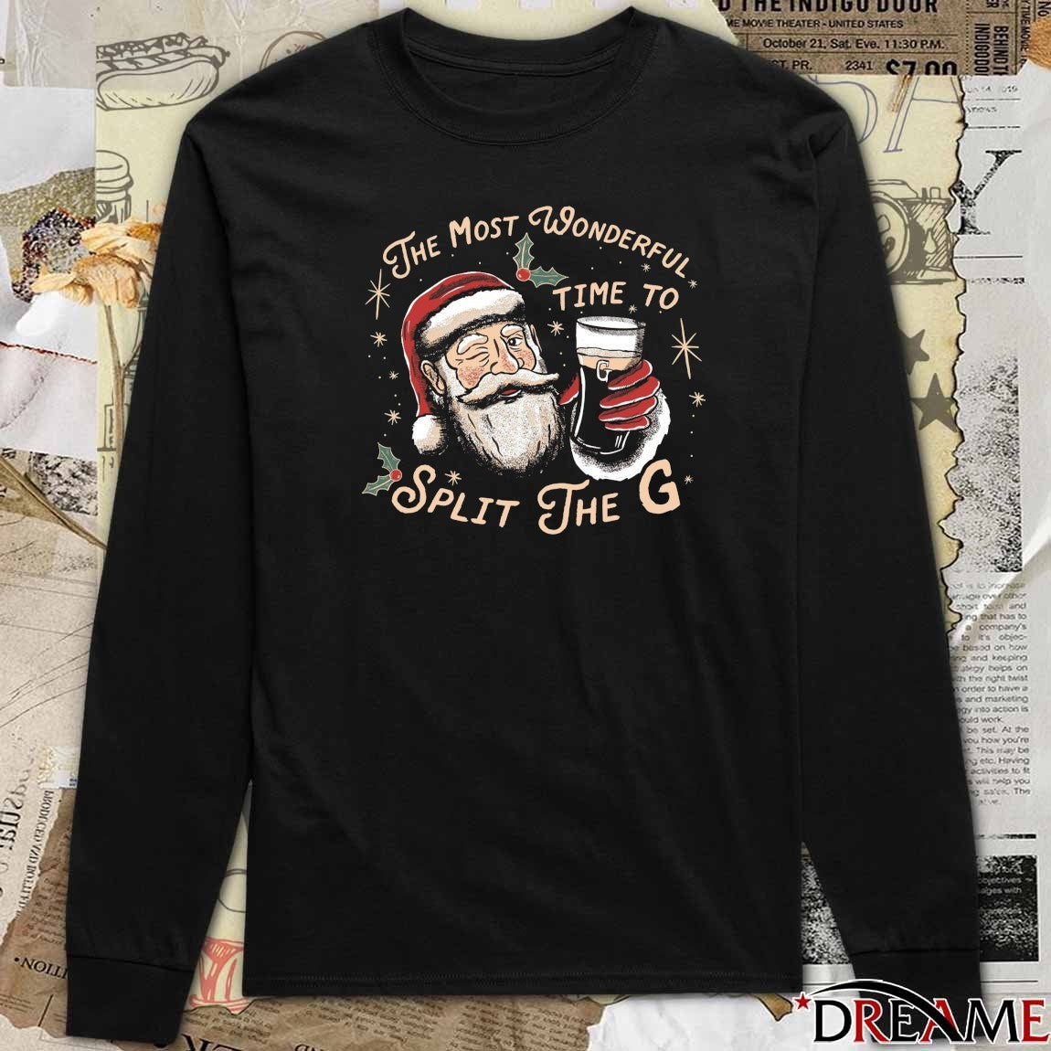 The Most Wonderful Time To Split the G Ugly Christmas Sweater 2025 t-shirt