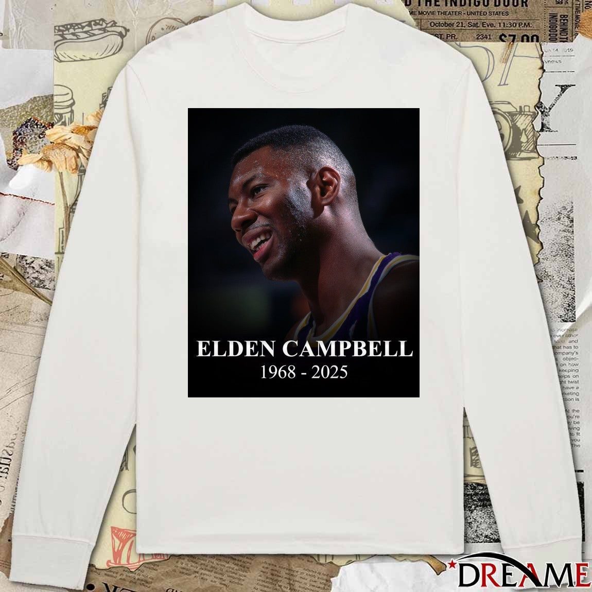 The NBA mourns the passing of Elden Campbell 1968 – 2025 Poster t-shirt