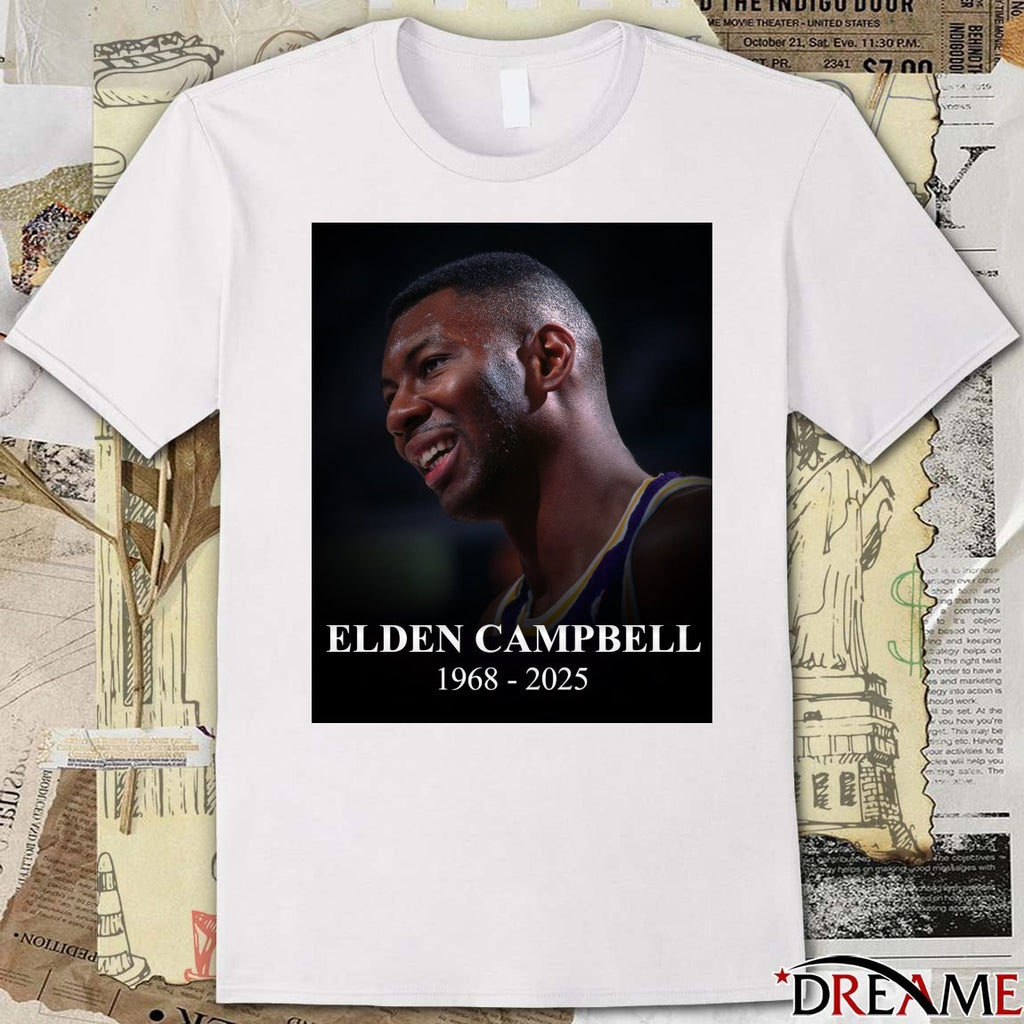 The NBA mourns the passing of Elden Campbell 1968 – 2025 Poster t-shirt