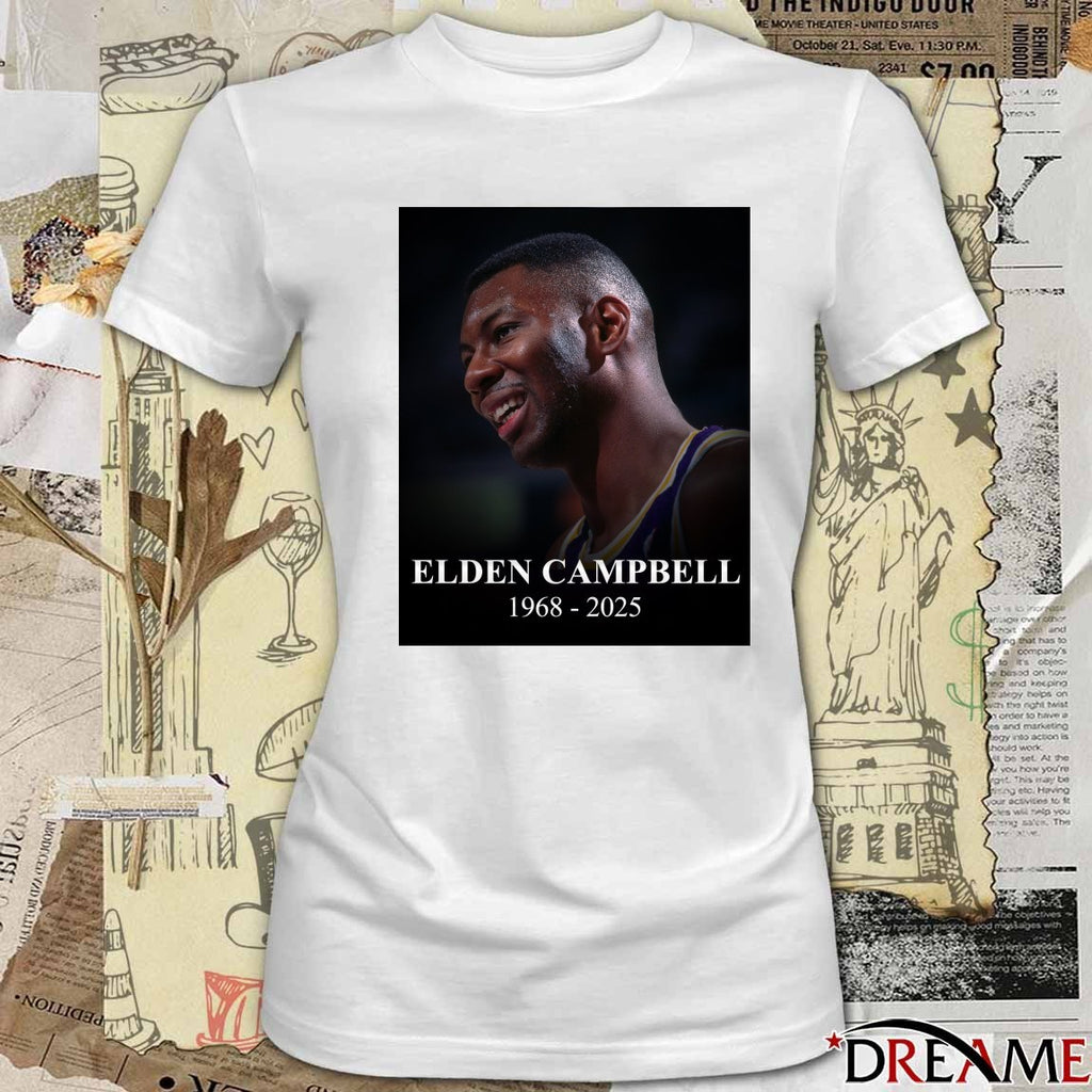 The NBA mourns the passing of Elden Campbell 1968 – 2025 Poster t-shirt