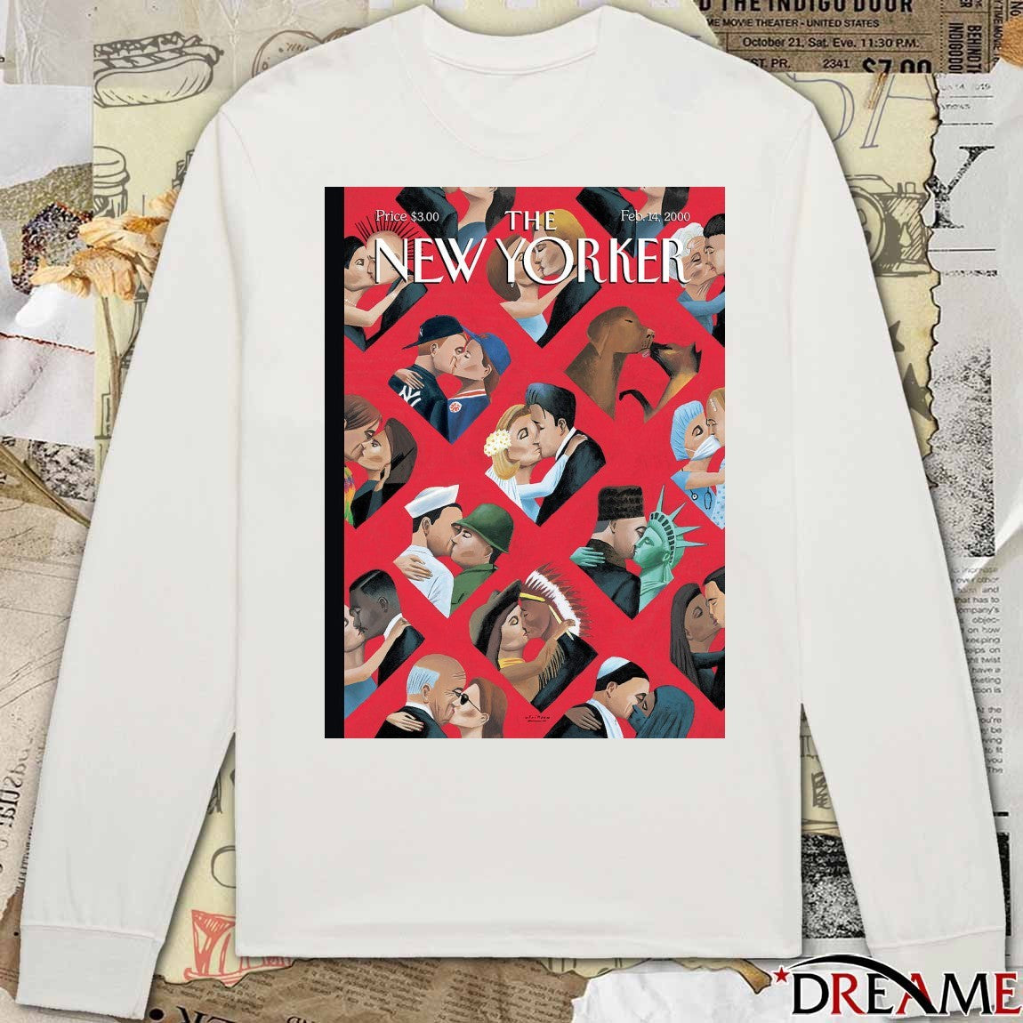 The New Yorker Feb 14 2000 Love is love Poster t-shirt