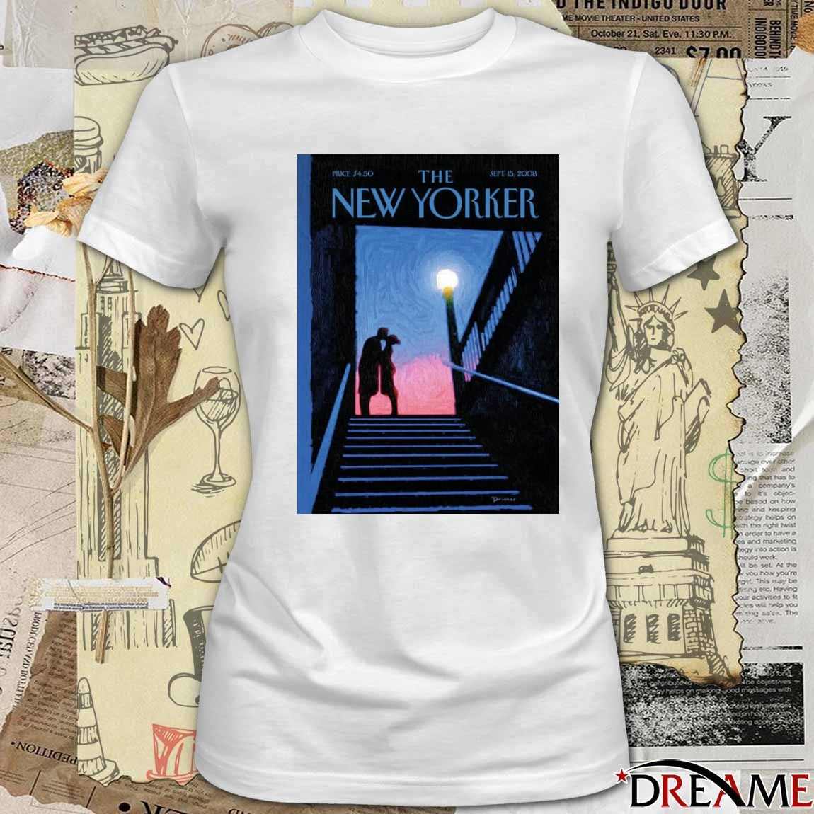 The New Yorker Sept 15 2008 Happy San Valentine Poster t-shirt