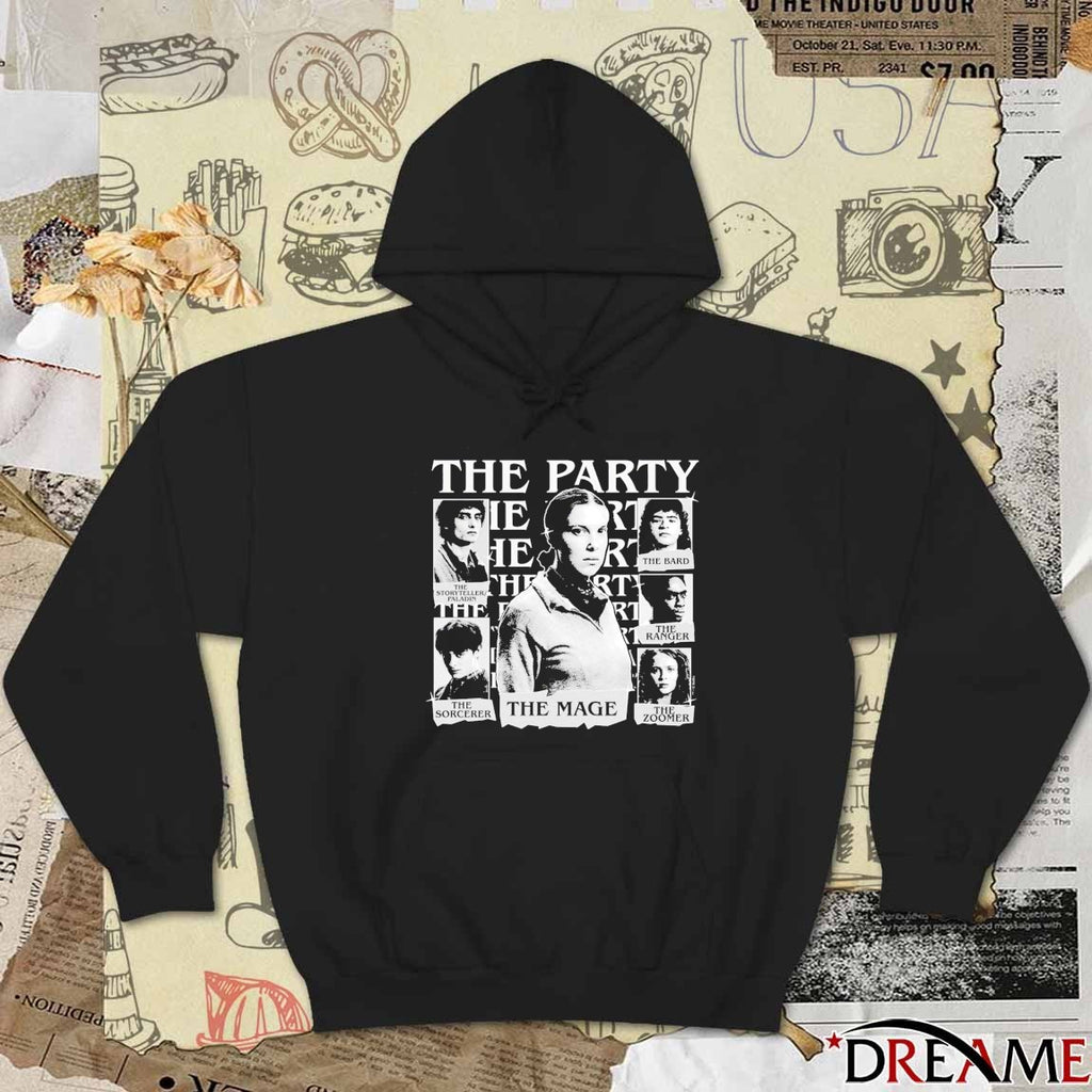 The Party The Mage The Storyteller Paladin The Sorcerer The Bard The Ranger The Zoomer t-shirt