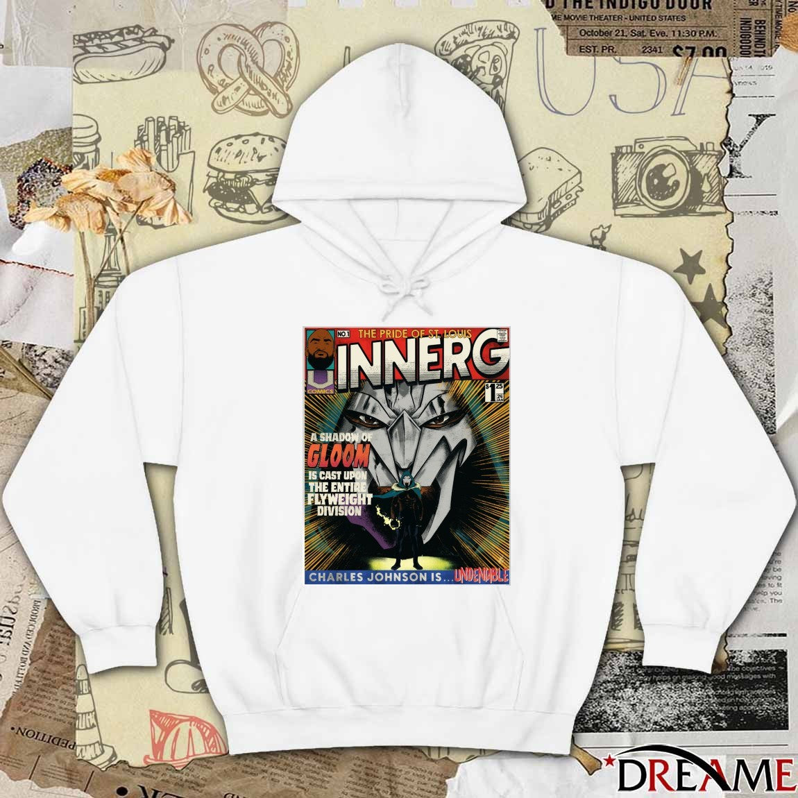 The Pride Of St Louis Innerg A Shadow Of Gloom Is Cast Upon The Entire Flyweight Division Poster t-shirt