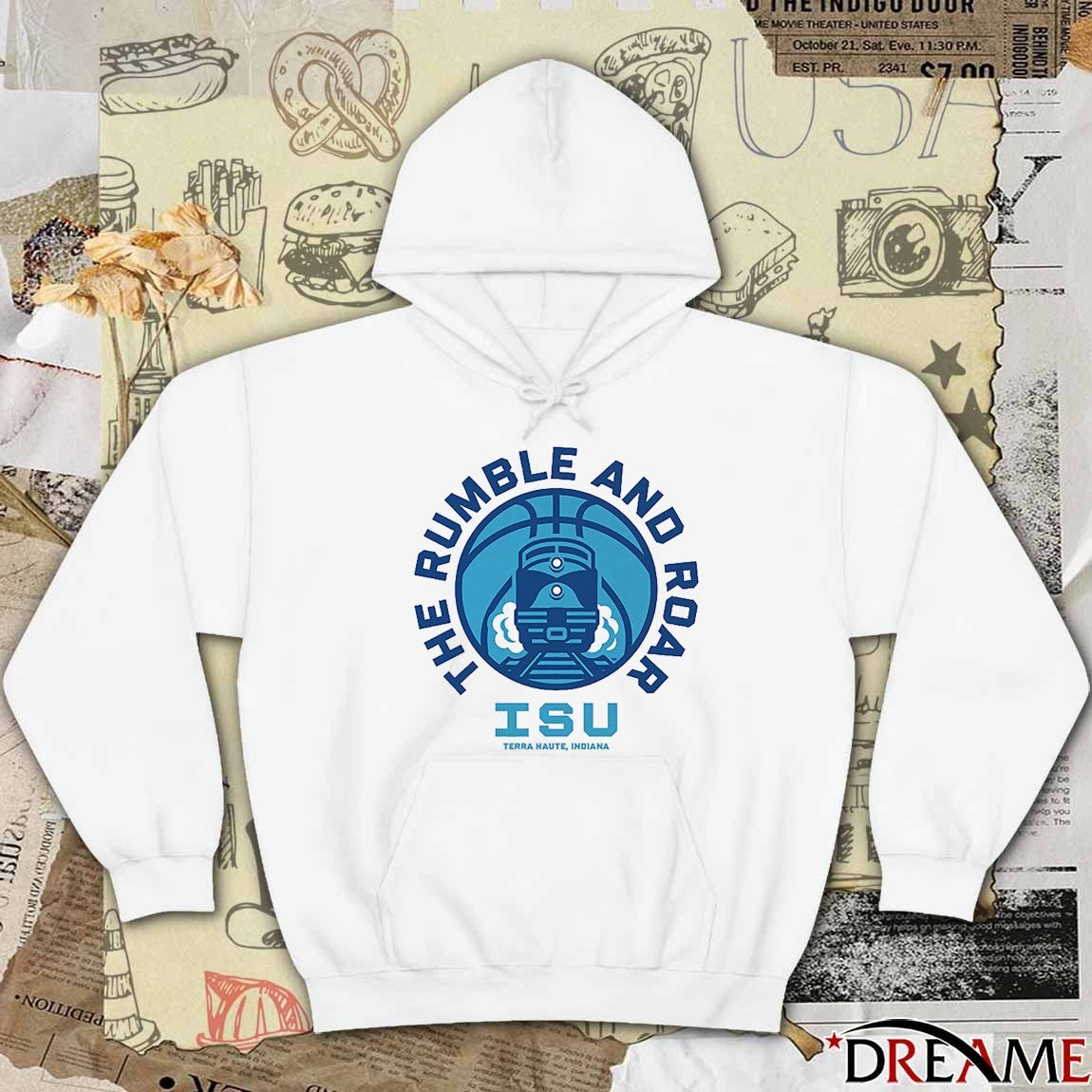 The Rumble And Roar ISU Indiana State Terra Haute IN t-shirt