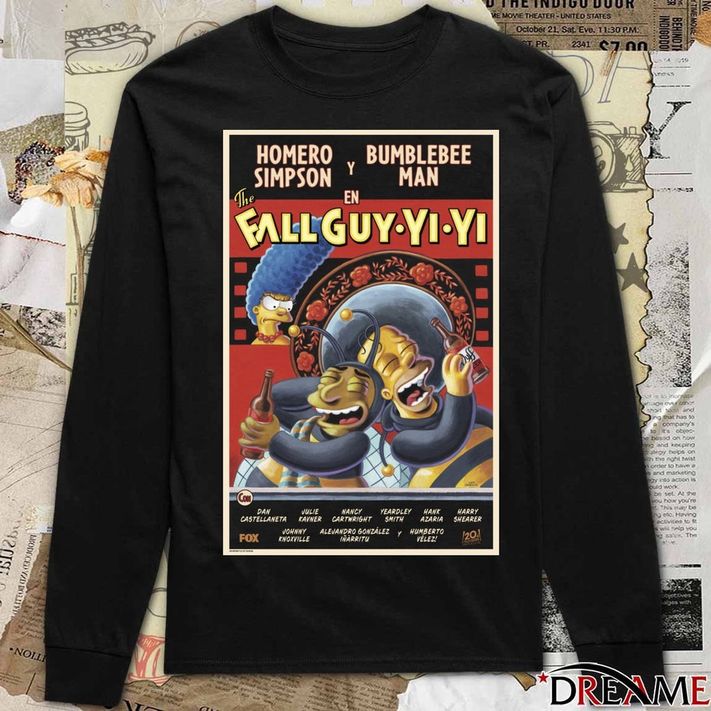 The Simpsons The Fall Guy-Yi-Yi Homer Simpson Bumblebee Man Poster t-shirt