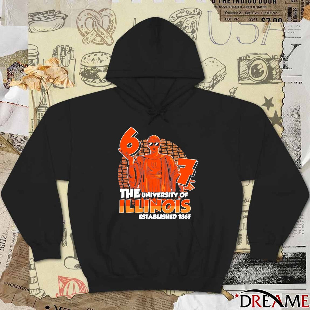 The University Of Illinois Fighting Illini Established 1867 2026 Ncaa Division I Men’s Basketball t-shirt