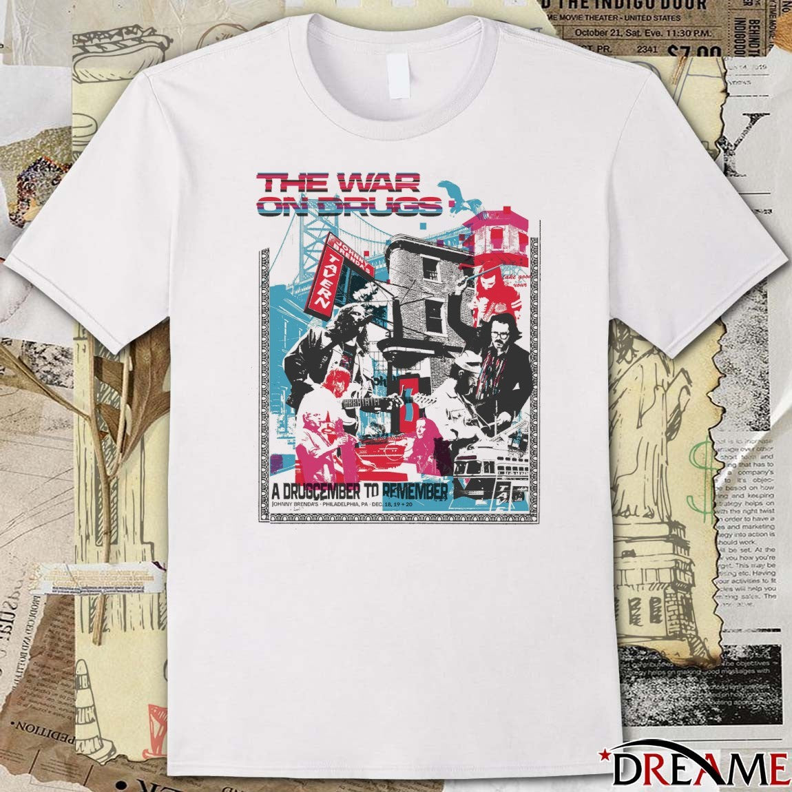 The War On Drugs A Drugcember To Remember December 18 – 20 2025 Philadelphia PA t-shirt