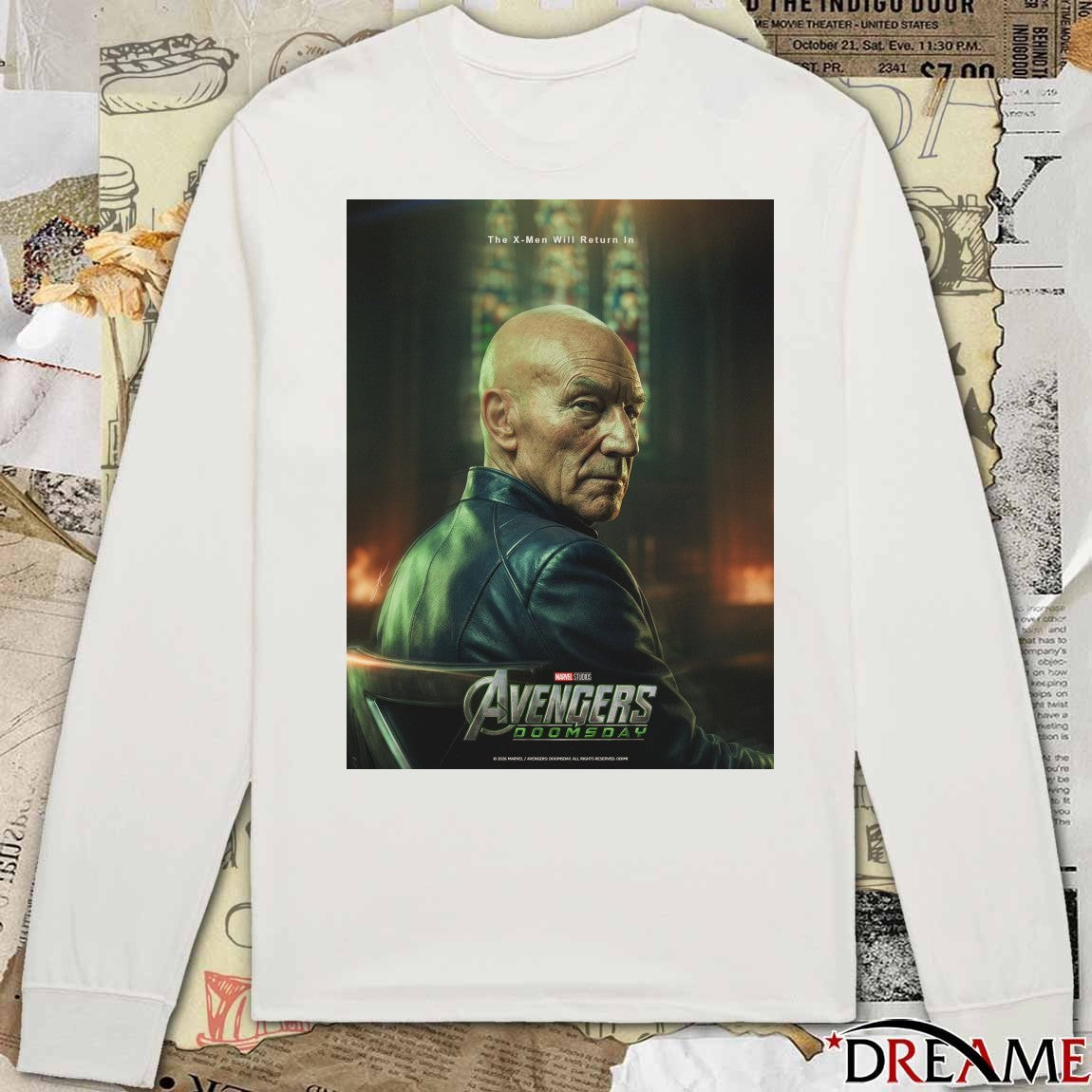 The X-Men Will Return In Avengers Doomsday Patrick Stewart Professor Charles Xavier Poster t-shirt