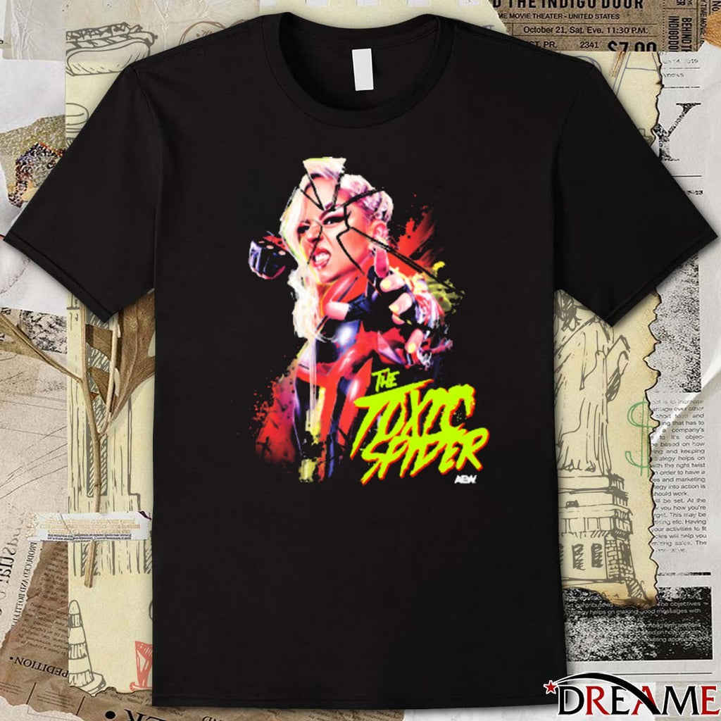 Thekla Arachnophobia The Toxic Spider AEW 2025 t-shirt