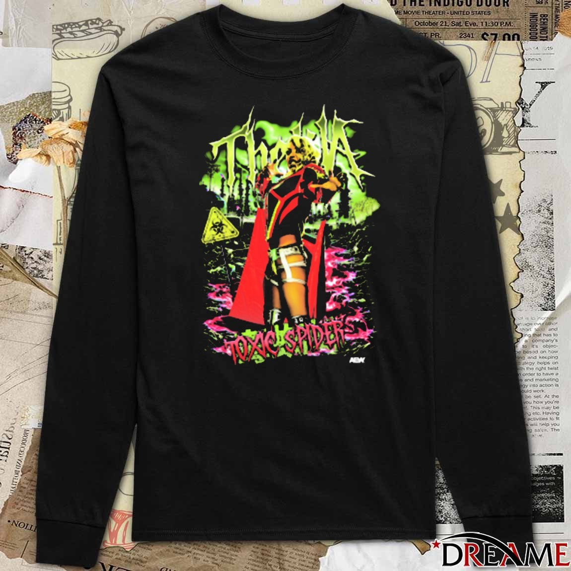 Thekla Toxic Wasteland AEW 2025 Fanart t-shirt