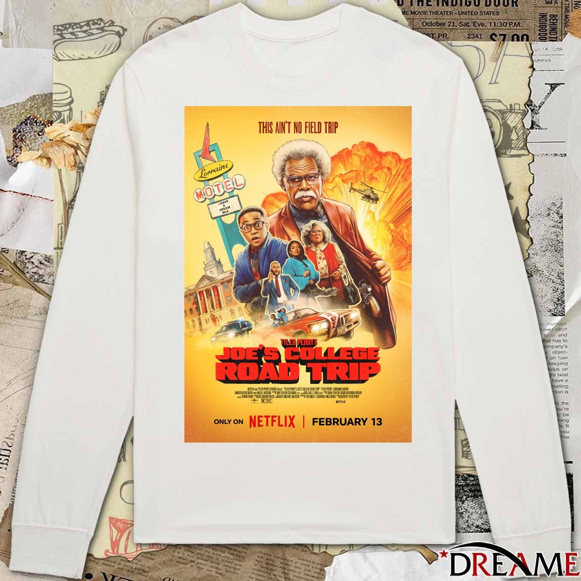 This Ain’t No Field Trip Tyler Perry’s Joe’s College Road Trip February 13 2026 Poster t-shirt