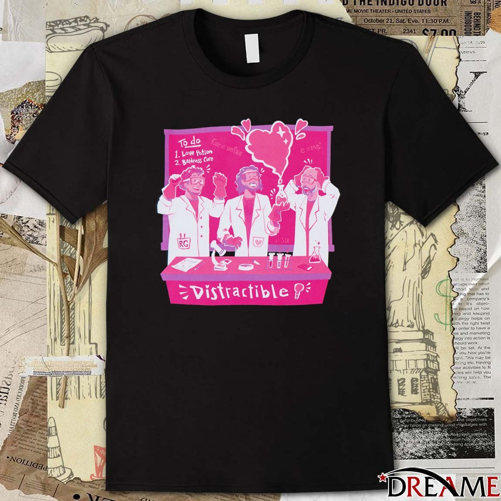 To Do Love Potion Baldness Cure Distractible Love Hypothesis t-shirt