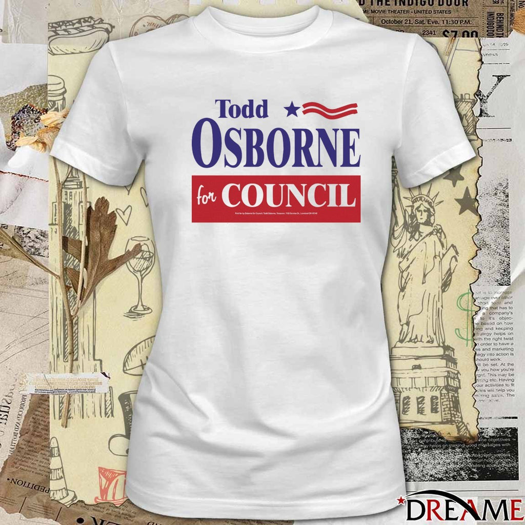 Todd Osborne For Council Loveland, Ohio 2025 t-shirt
