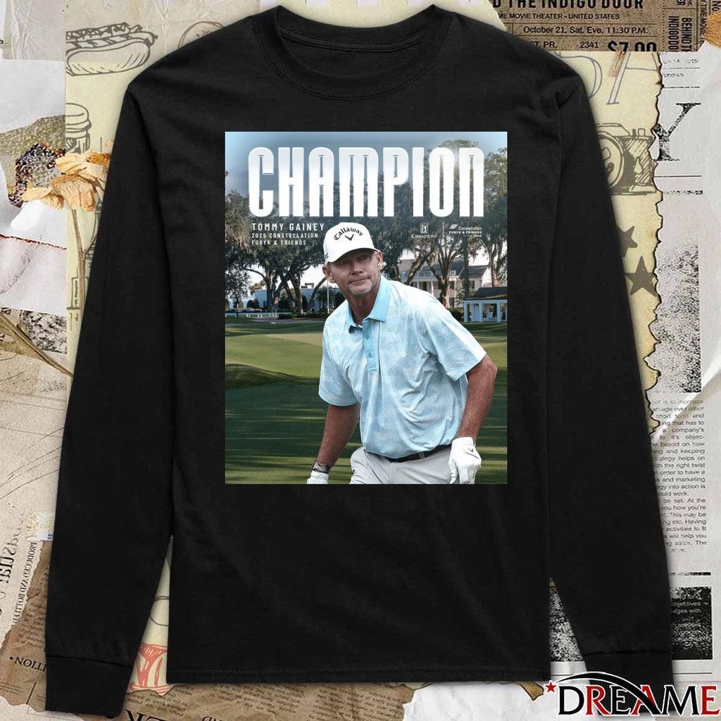 Tommy Gainey 2025 Constellation Furyk and Friends PGA Tour Poster t-shirt