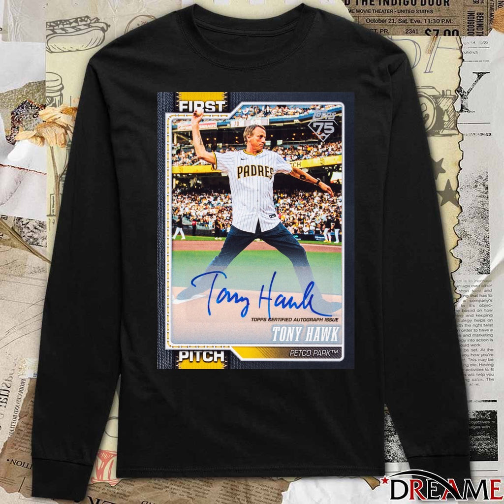 Tony Hawk Topps Certified Autograph Issue 2026 Series 1 Signature Card t-shirt