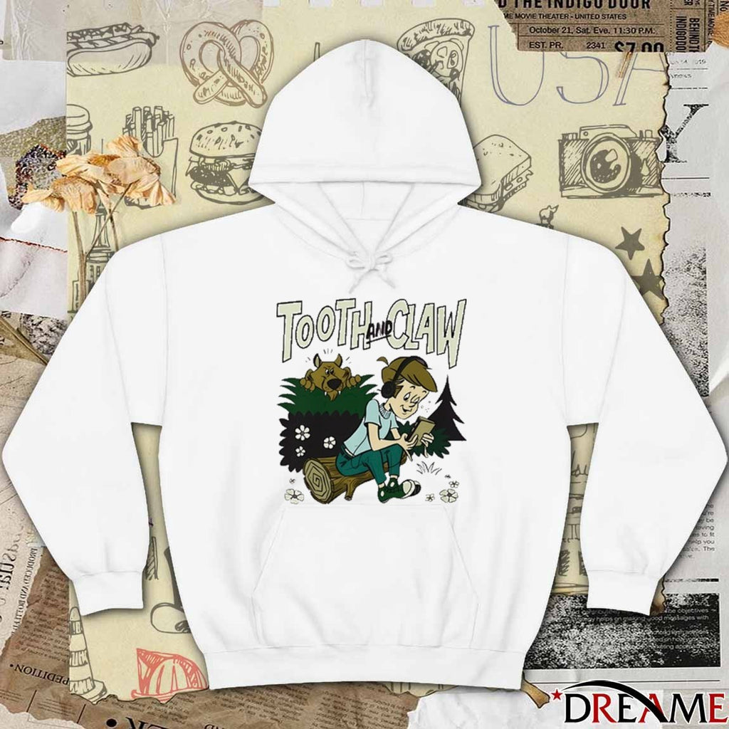 Tooth And Claw Podcast Don’t Look Behind You 2025 t-shirt