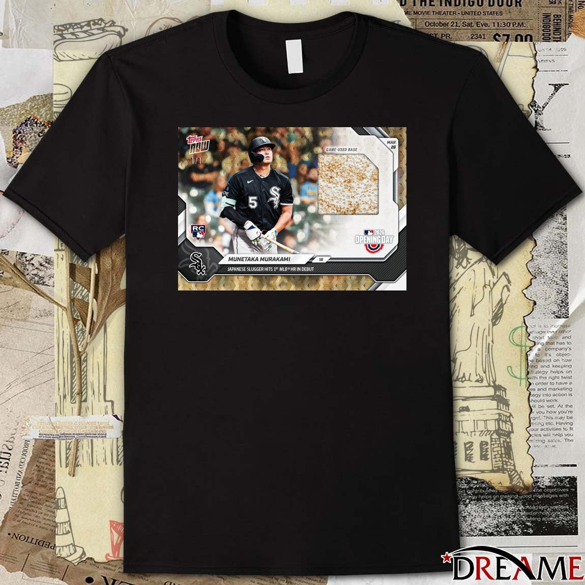 Topps Munetaka Murakami Japanese Slugger Hits 1st MLB Hr In Debut Poster t-shirt