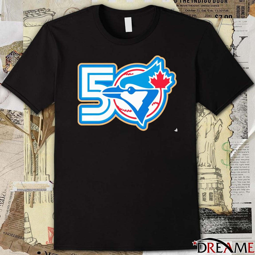 Toronto Blue Jays Celebrate 50 Seasons in 2026 New Logo t-shirt