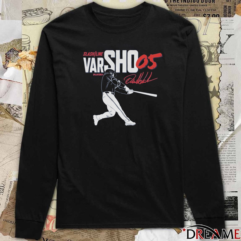 Toronto Blue Jays MLB Daulton Varsho 05 Slash Line Signature Painting t-shirt