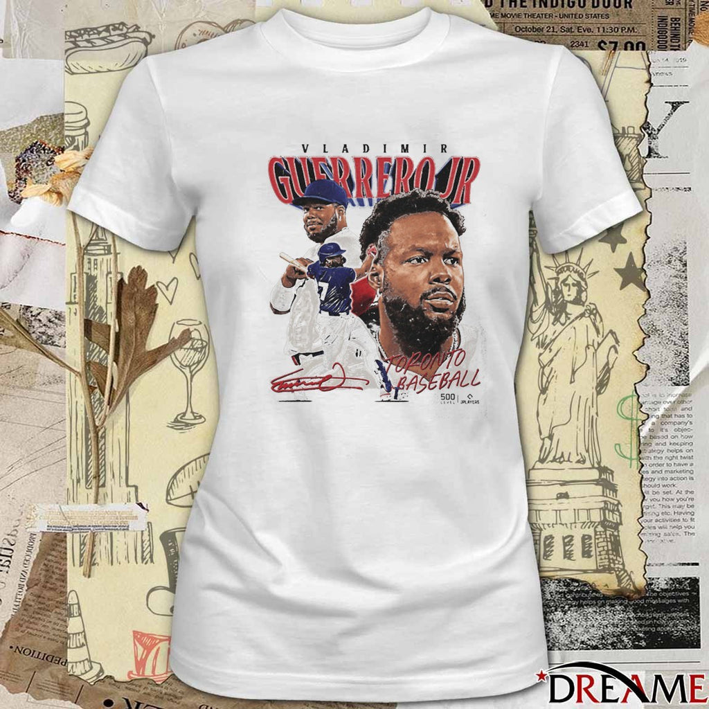 Toronto Blue Jays Vladimir Guerrero Jr. MLB World Series Vintage Signature t-shirt