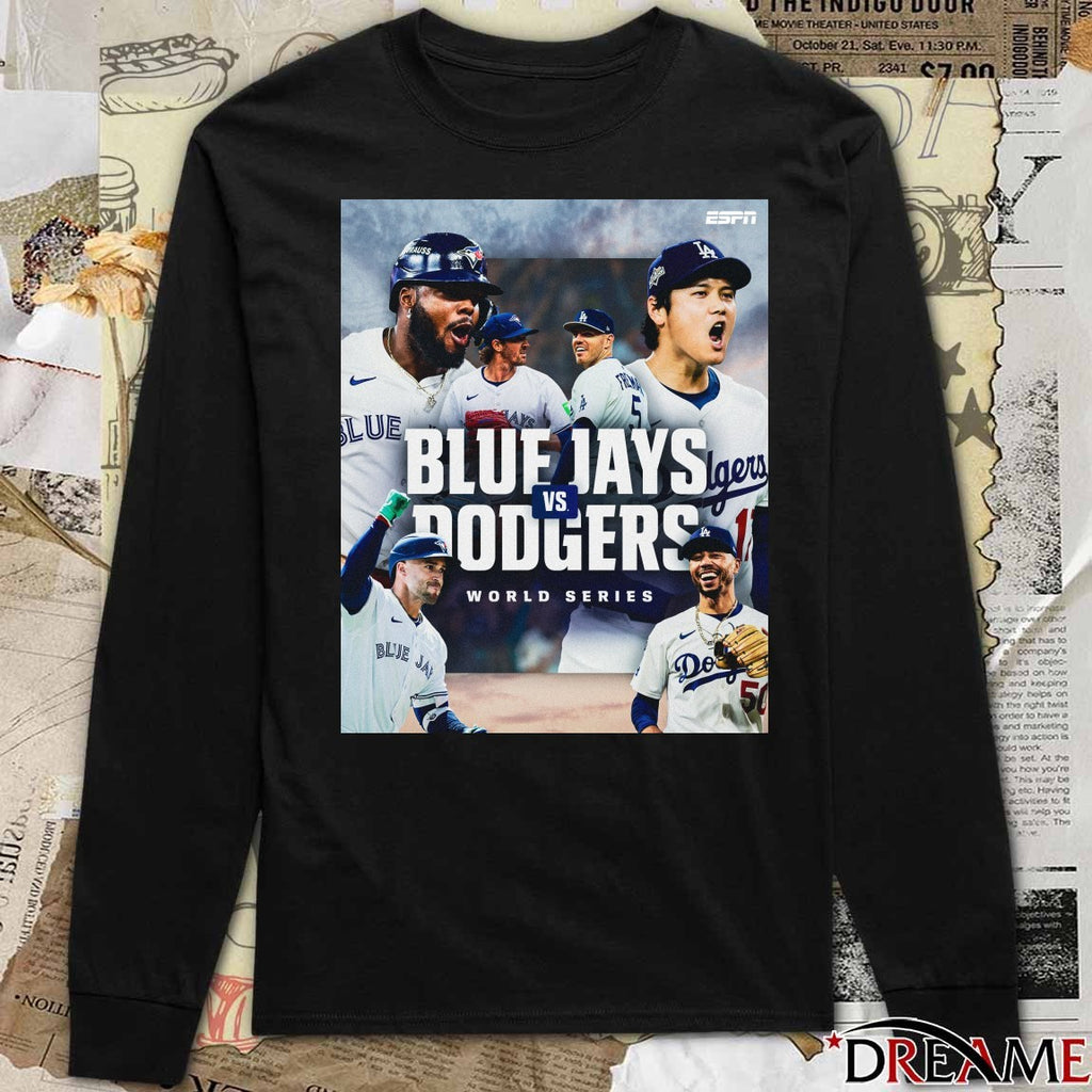 Toronto Blue Jays Vs Los Angeles Dodgers MLB Friday, October 24, 2025 World Series Poster t-shirt