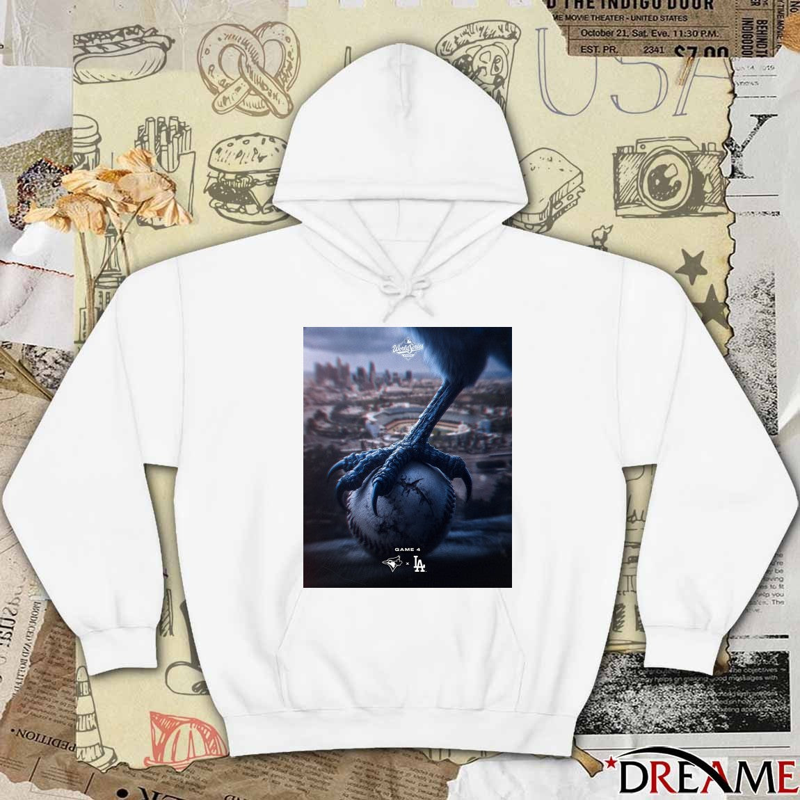 Toronto Blue Jays Vs Los Angeles Dodgers MLB World Series 2025 Game 4 Fight Back Poster t-shirt