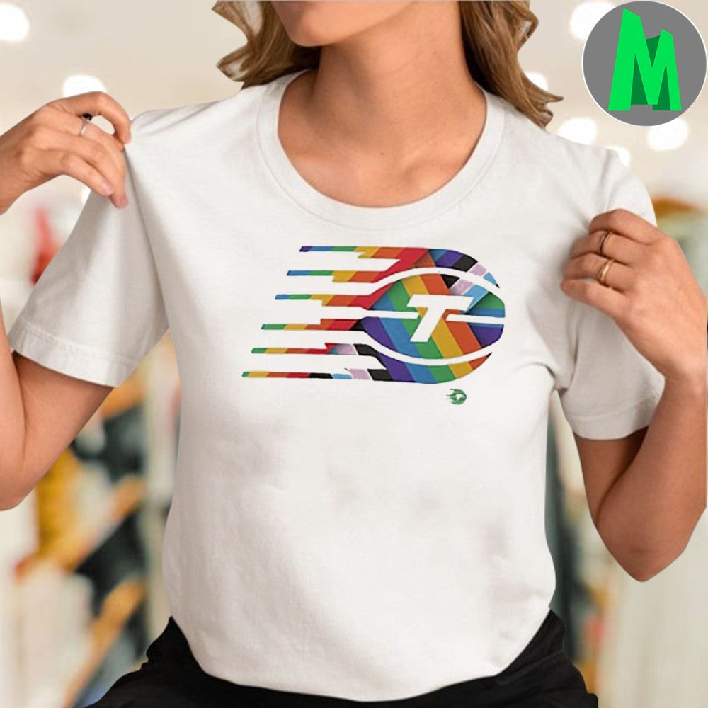 Toronto Tempo Team Pride Rainbow Logo Graphic T-Shirt
