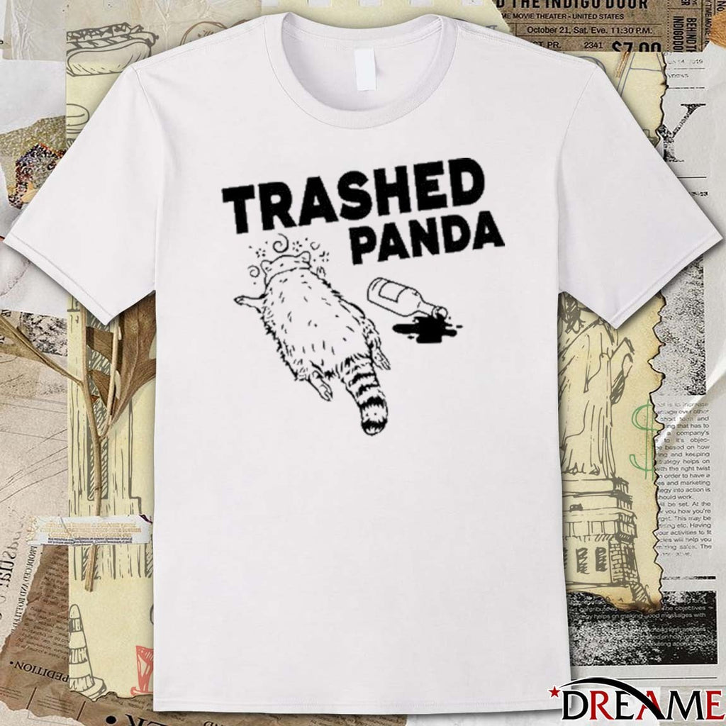 Trashed Panda Hanover Drunk Raccoon t-shirt