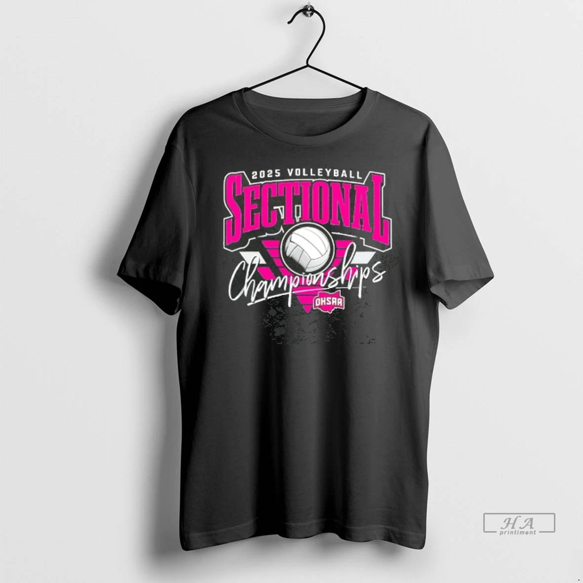 Official Trendy 2025 Ohsaa Volleyball Sectionals Championships Tee Shirt Sweater
