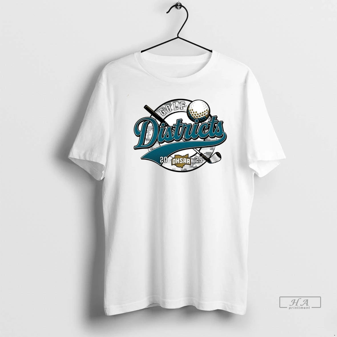 Official Trendy 2025 Ohsaa Golf Districts Shirt Sweater