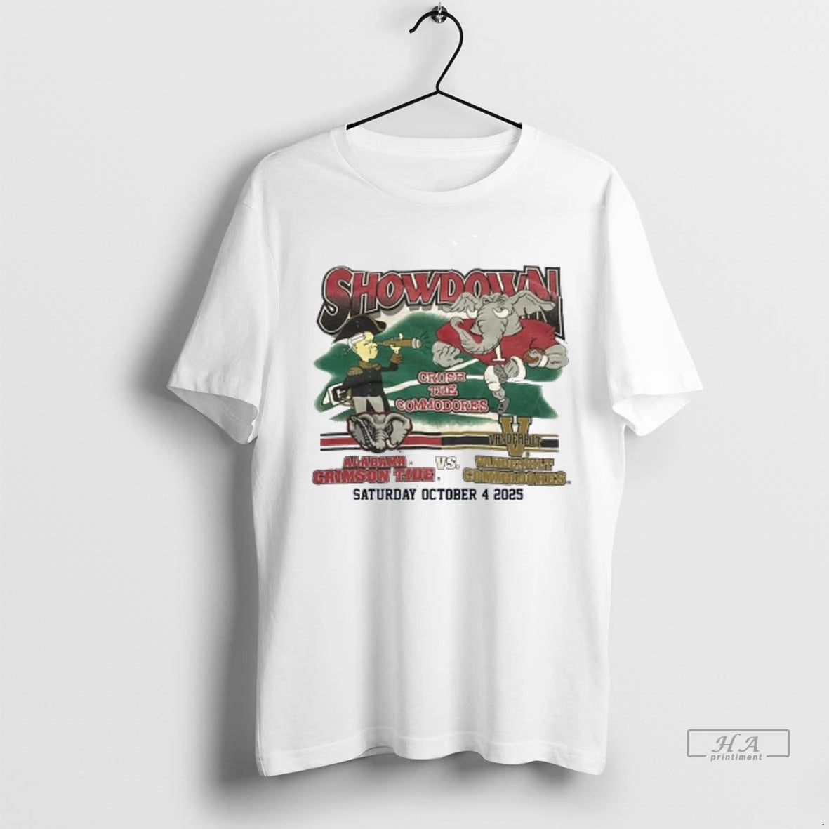 Official Trendy Alabama Vs Vanderbilt Showdown Crush The Commodores 2025 Shirt Sweater