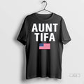 Official Trendy Aunt Tifa American Flag Shirt Sweater
