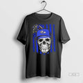 Official Trendy Baltimore Ravens Football Skull Hip Hop Us Flag Graphic T Shirt 6vd1qazi0tu