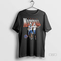 Official Trendy Boise State Broncos Merch Chris Marshall Illustrated Football Long Sleve