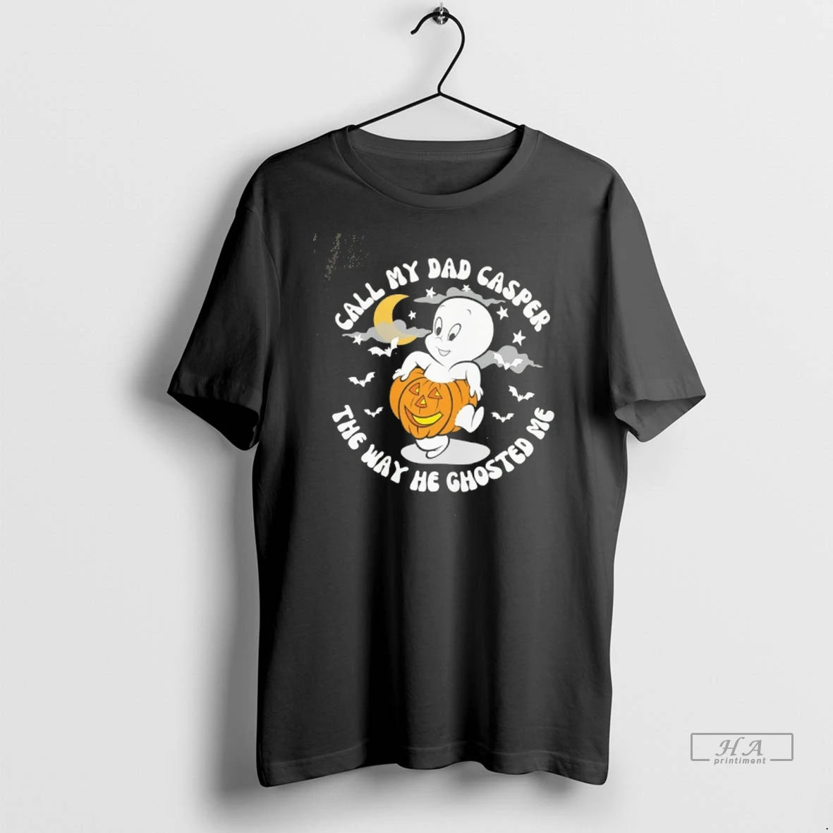 Official Trendy Call My Dad Casper The Way He Ghosted Me Halloween Tee Shirt Sweater