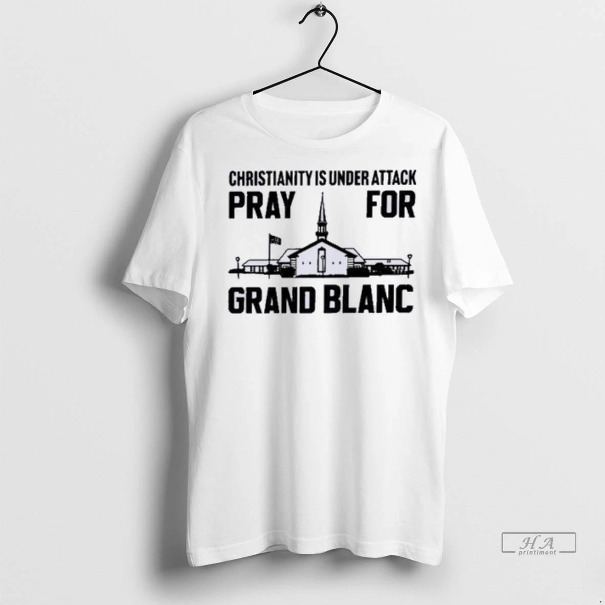 Official Trendy Christianity Is Under Attack Pray For Grand Blanc Shirt Sweater