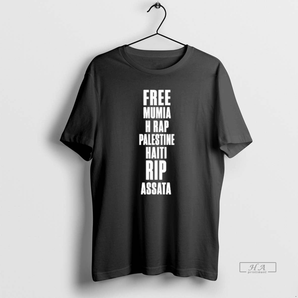 Official Trendy Chuck D Wearing Free Mumia H Rap Palestine Haiti Rip Assata