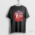 Official Trendy Cincinnati Reds Postseason 2025 October Baseball Mascot Skyline Tee Shirt Sweater