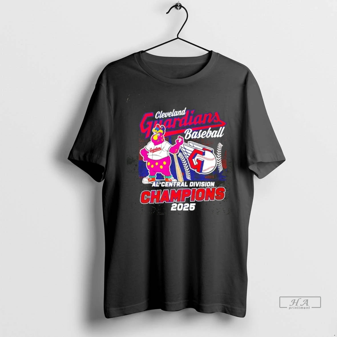 Official Trendy Cleveland Guardians Baseball Al Central Division 2025 Mascot Tee Shirt Sweater