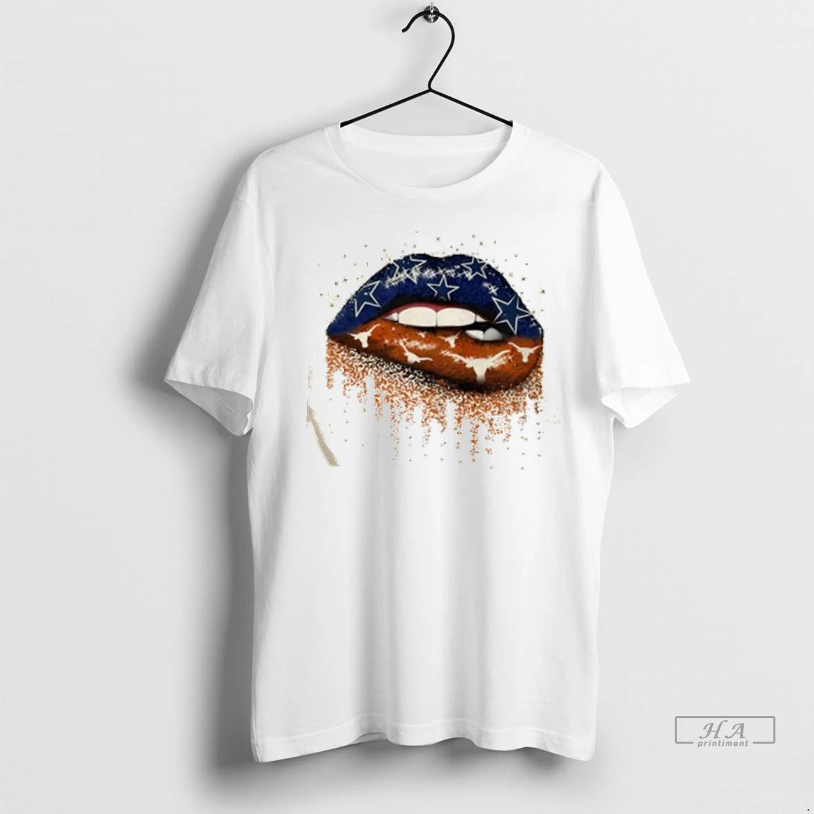 Official Trendy Dallas Cowboys X Texas Longhorns Lips Shirt Sweater