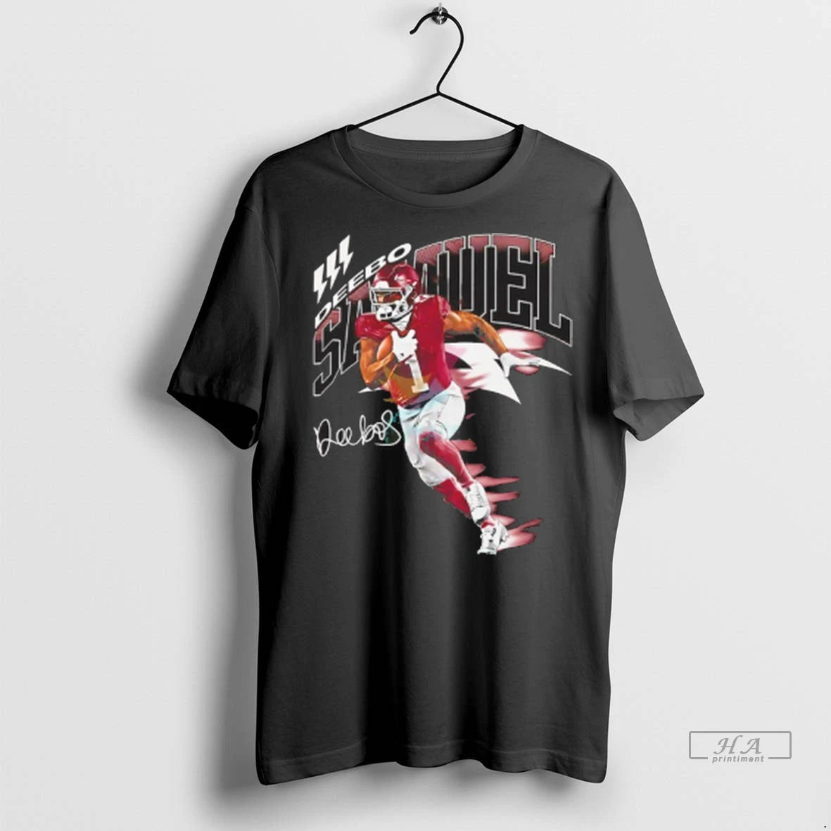Official Trendy Deebo Samuel Washington Retro Signature Shirt Sweater