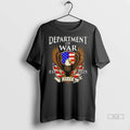 Official Trendy Department Of War Eagle With American Flag And Guns Est 2025 Shirt Sweater