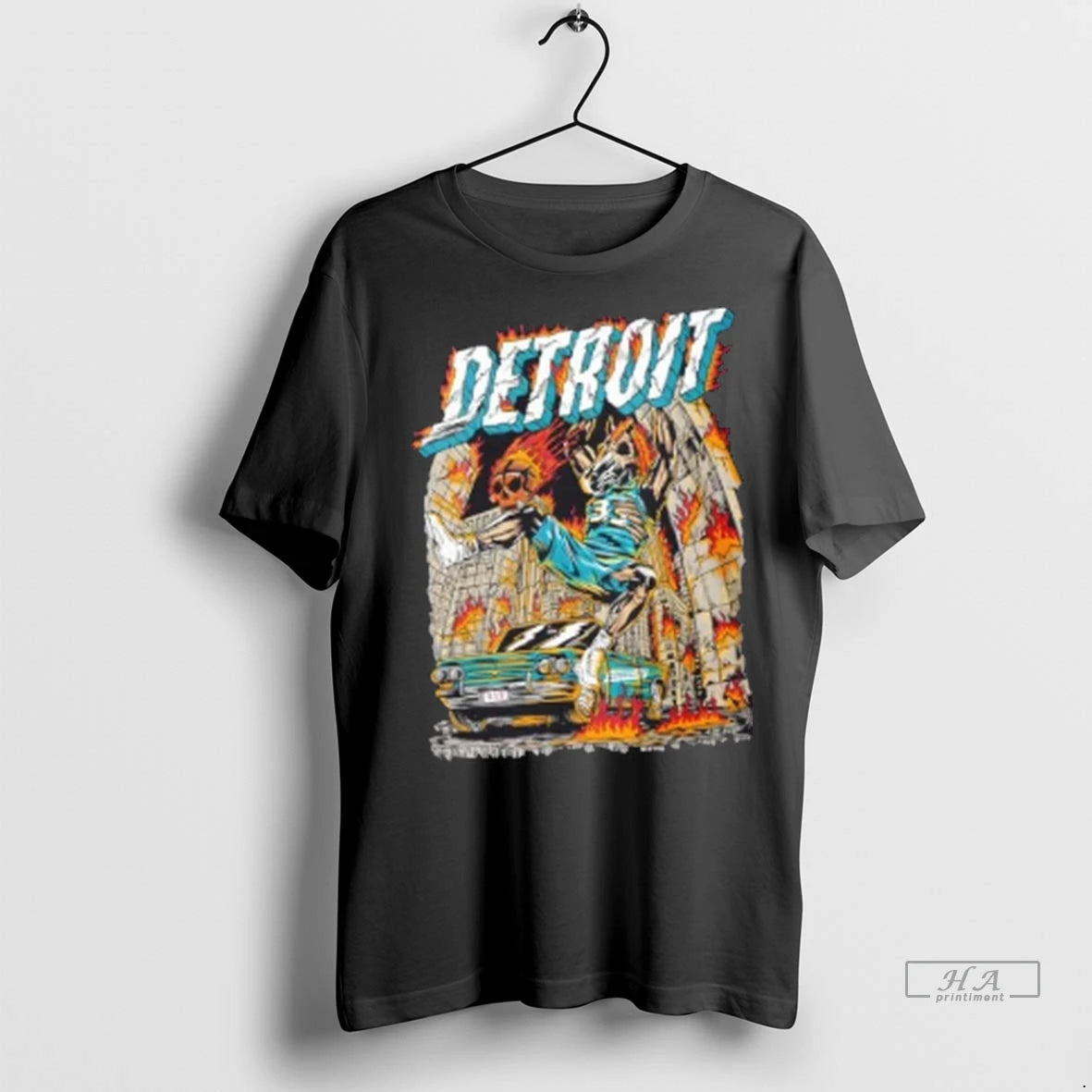 Official Trendy Detroit Pistons Monster Dunk Halloween Skeleton Shirt Sweater